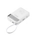 Повербанк Brevia 45122 10000mAh 22.5W Type-C+Lightning Cable, Li-Pol, LCD
