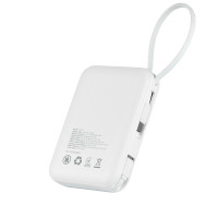 Повербанк Brevia 45122 10000mAh 22.5W Type-C+Lightning Cable, Li-Pol, LCD