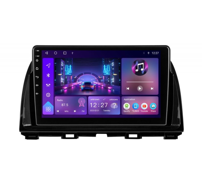 Штатна магнітола Soundbox S-7793 з CarPlay та 4G модем для Mzda CX5 2012-2016 (підтримка оригінального джойстика) S8-7793