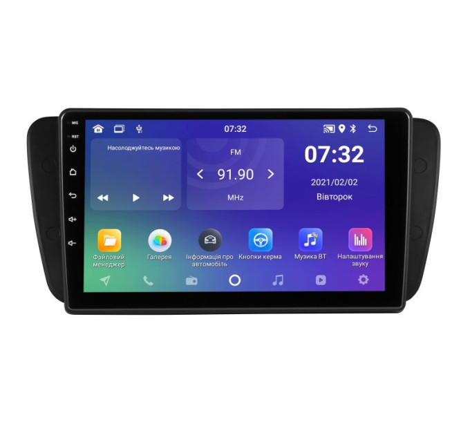 Штатна магнітола Soundbox SM-9802 2+32GB з CarPlay та AHD для Seat Ibaza 2008-2015