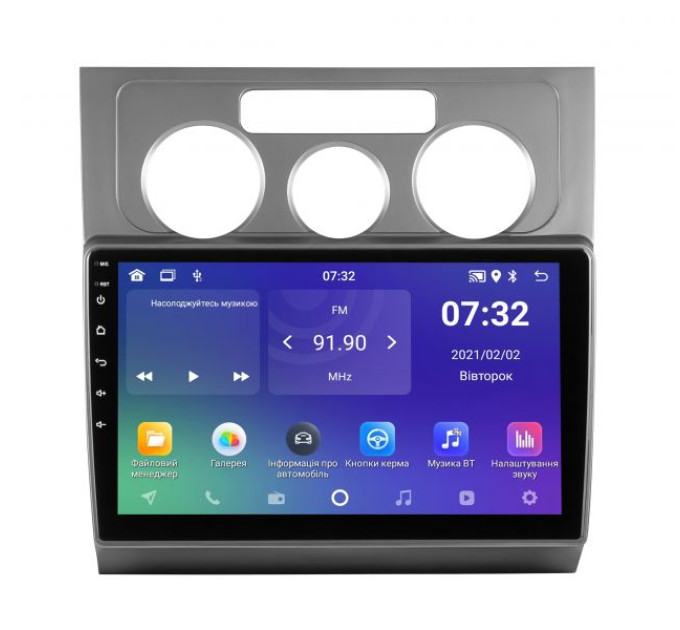 Штатна магнітола Soundbox SM-6289 з CarPlay для Volkswagen Touran 2007-2010 Climat