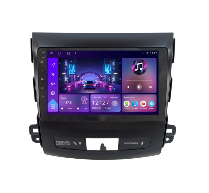 Штатна магнітола Soundbox S-8122 для Mitsubishi Outlander XL 2008-2012 з CarPlay та 4G модем S4-8122