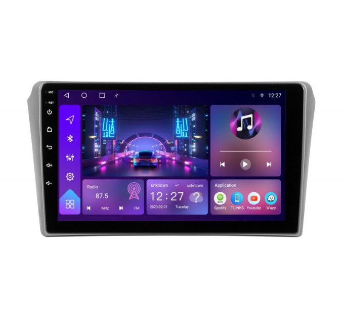 Штатна магнітола Soundbox S-1322 з CarPlay та 4G для Toyota Avensis 2002-2008 (Grey) S4-1322+360