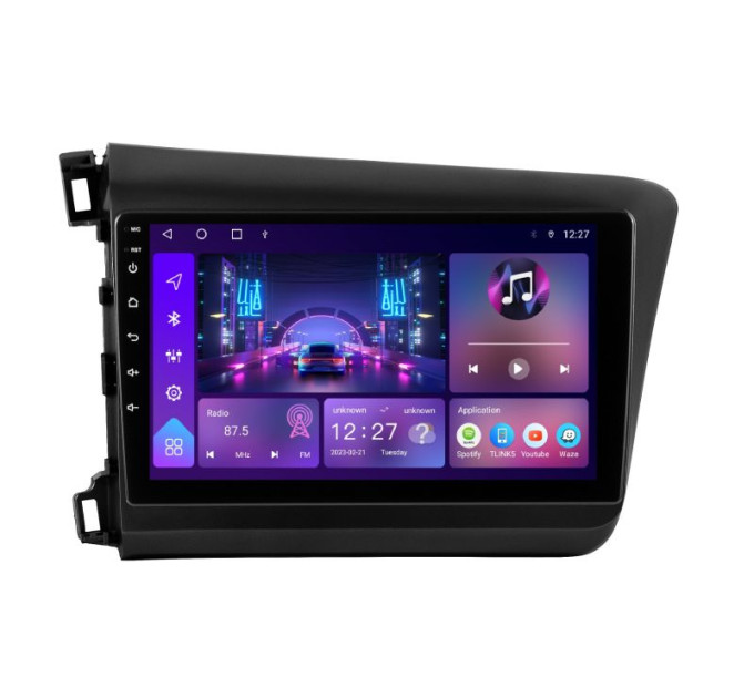 Штатна магнітола Soundbox S-2268 для Honda Civic 2007-2012 Sedan Europa з CarPlay та 4G модемом S4-2268+360