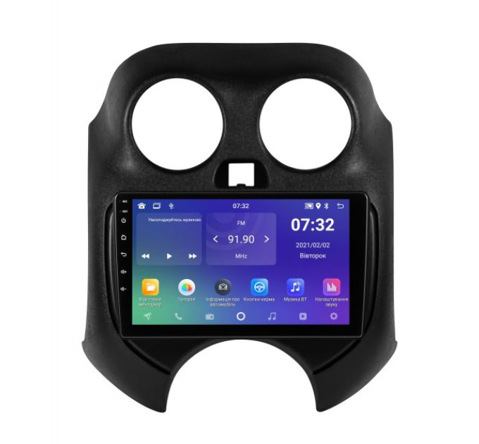 Штатна магнітола Soundbox SM-8170 для Nissan Micra 2010-2014 з CarPlay та Android Auto