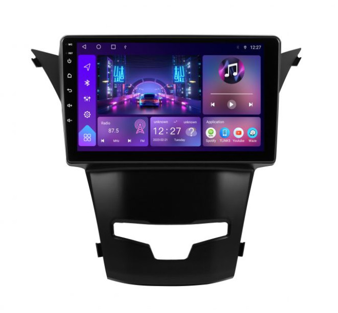 Штатна магнітола Soundbox S-4431 з CarPlay та 4G модемом для Ssangyong Korando 2013-2017 S4-4431+360