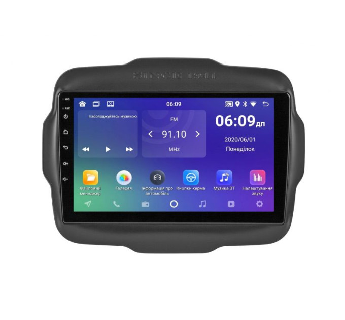 Штатна магнітола Soundbox SM-9238 для Jeep Renegade 2016+