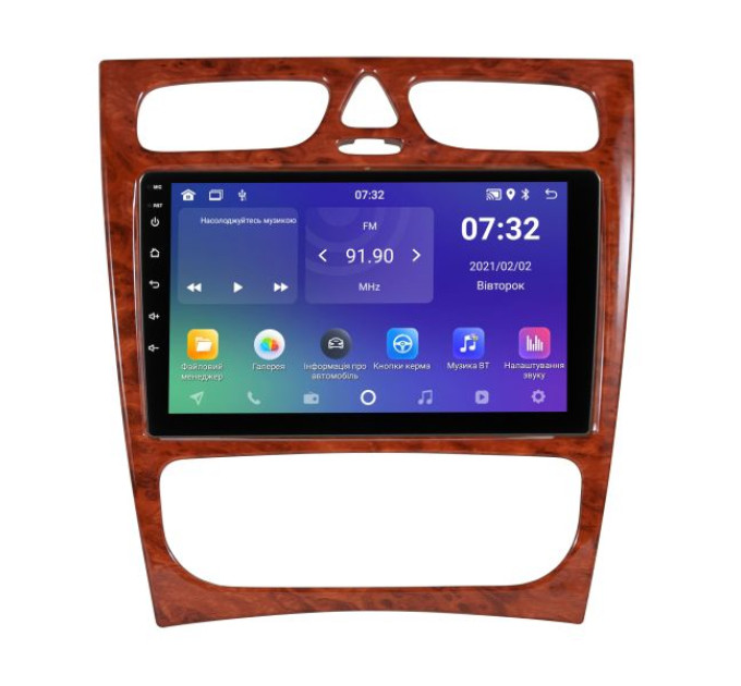 Штатна магнітола Soundbox SM-8667 2+32GB з CarPlay та AHD для Mercedes C class W209/ CLK class C209 2000-2006