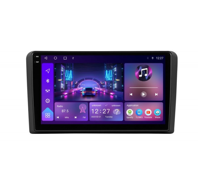 Штатна магнітола Soundbox S-9945 з CarPlay та 4G модемом для Audi A3 2008-2012 S8 2K-9945