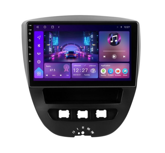 Штатна магнітола Soundbox S-1325 для Toyota Aygo 2005-2013 з CarPlay / Android Auto та 4G S4-1325+360
