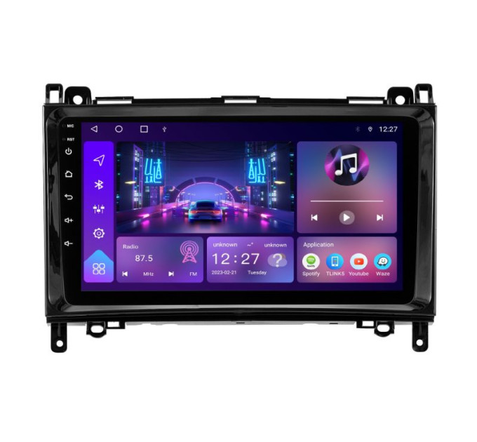 Штатна магнітола Soundbox S-8663 з CarPlay та 4G модемом для Mercedes Benz A Class W169 2004-2012, B class W245 2005-2011, Sprinter W 906 2006-2017 , Vito W639 2006-2014 , Viano W639 2006-2014 S4-8663