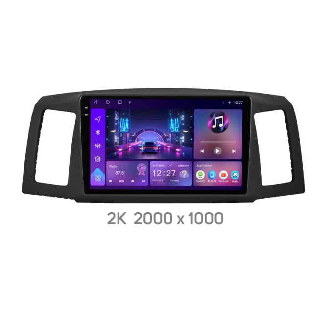 Штатна магнітола Soundbox S-9337 з CarPlay та 4G для Jeep Grand Cherokee 2004-2007 S4 2K-9337