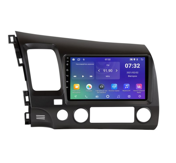 Штатна магнітола Soundbox SM-2213 з CarPlay для Honda Civic 2007-2012