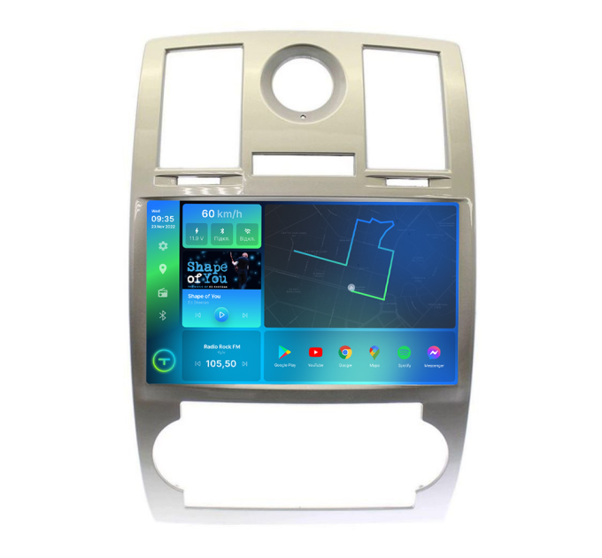 Штатна магнітола Torssen 2K Chrysler 300C 04-14 F9332 4G Carplay DSP