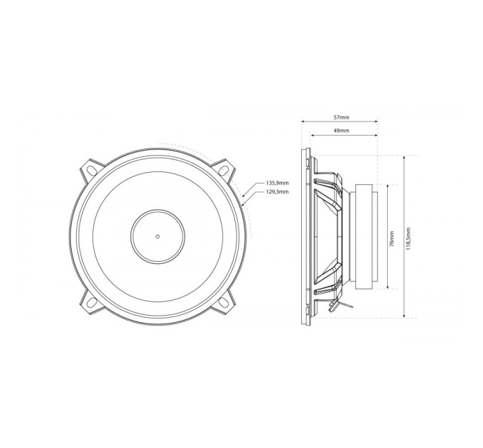 Акустика MTX TX250S