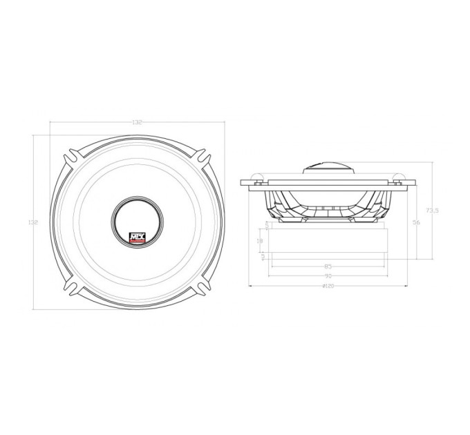 Акустика MTX TX650C