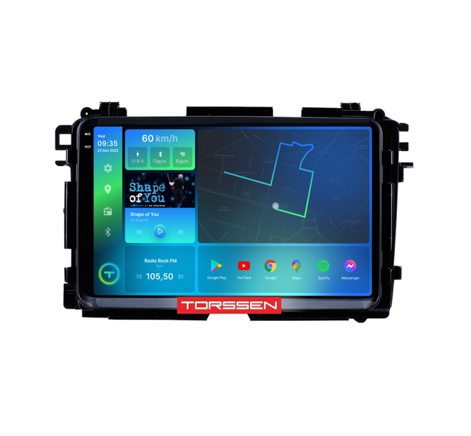 Штатна магнітола Torssen 2K Honda XRV/HRV/XNV 2015+ F9464 4G Carplay DSP