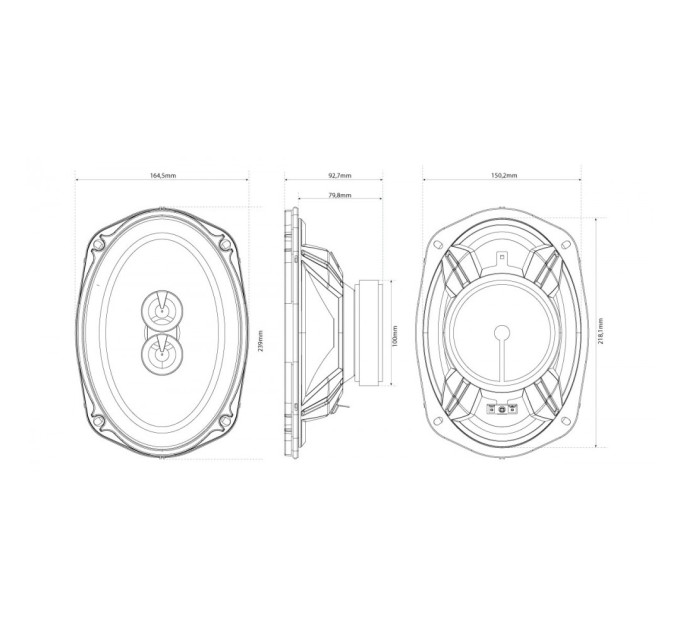 Акустика MTX TX269C