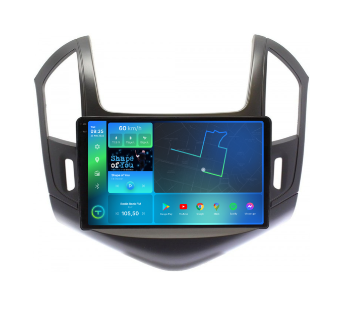 Штатна магнітола Torssen 2K Chevrolet Cruze 11-16 F9332 4G Carplay DSP
