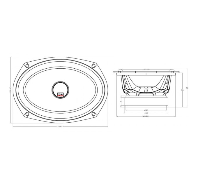 Акустика MTX TX669C