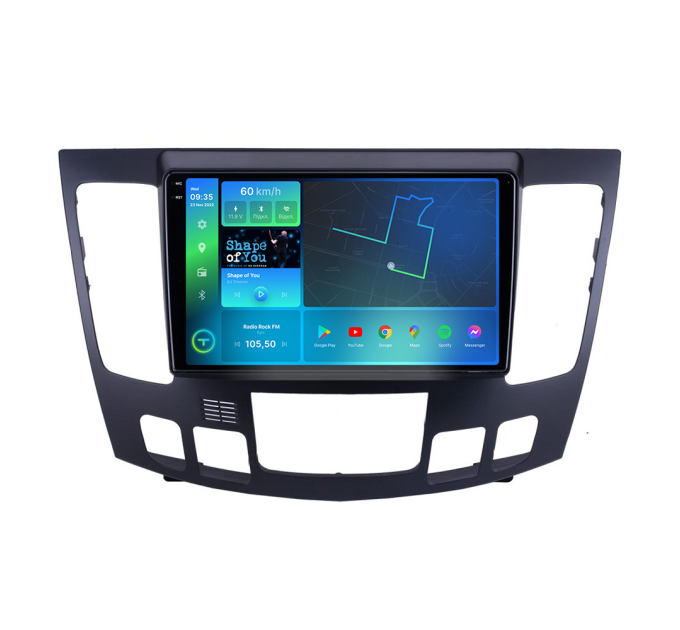 Штатна магнітола Torssen 2K Hyundai Sonata NF 08-10 climate F9464 4G Carplay DSP