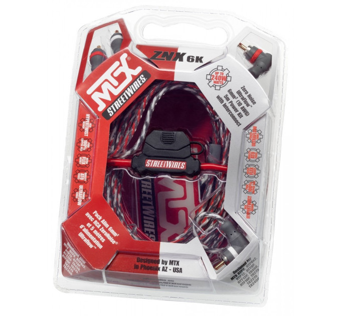 Комплект для 2-го підсилювача MTX StreetWires ZNX6K