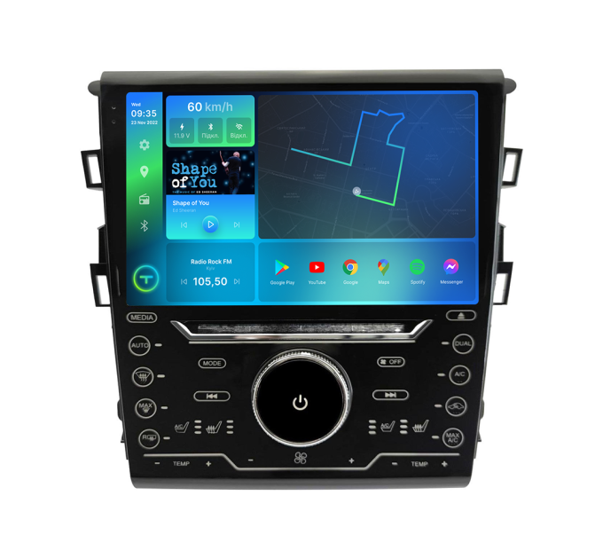 Штатна магнітола Torssen 2K Ford Fusion/Mondeo 2013-2019 з кнопками F9332 4G Carplay DSP
