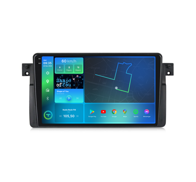 Штатна магнітола Torssen 2K BMW e46 F9332 4G Carplay DSP