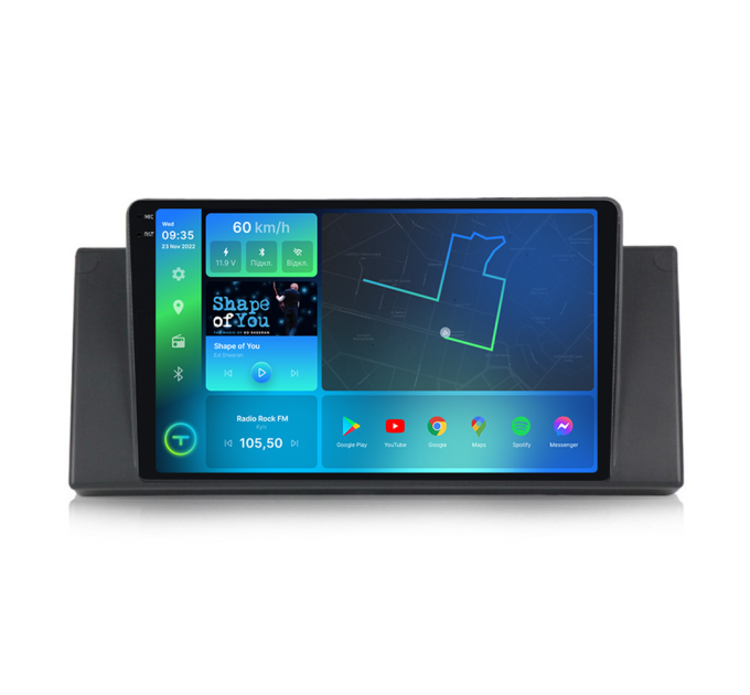 Штатна магнітола Torssen 2K BMW e39 F96128 4G Carplay DSP