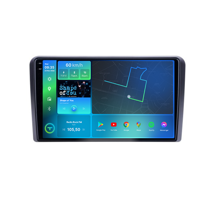 Штатна магнітола Torssen 2K Kia Cerato 2005 universal F96128 4G Carplay DSP