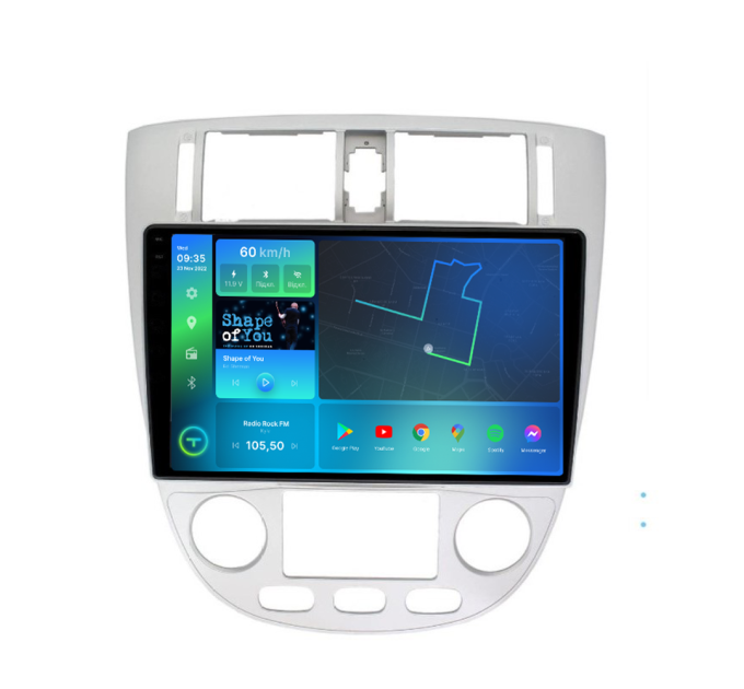 Штатна магнітола Torssen 2K Chevrolet Lacetti 04-13 climate F9464 4G Carplay DSP