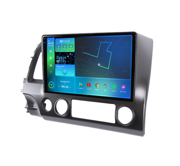 Штатна магнітола Torssen 2K Honda Civic 4D 2005-2011 F10332 4G Carplay DSP
