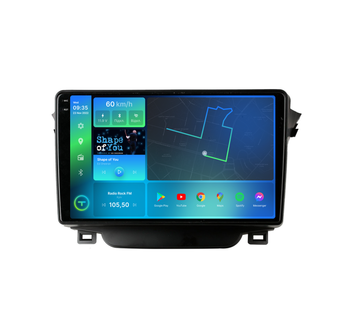 Штатна магнітола Torssen 2K Hyundai I30 12-17/Elantra GT (GD) F9464 4G Carplay DSP