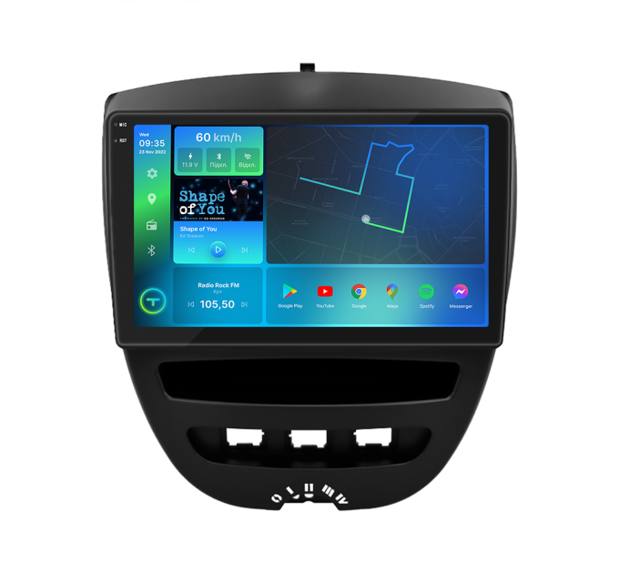 Штатна магнітола Torssen 2K Citroen C1,107,Yago F10464 4G Carplay DSP