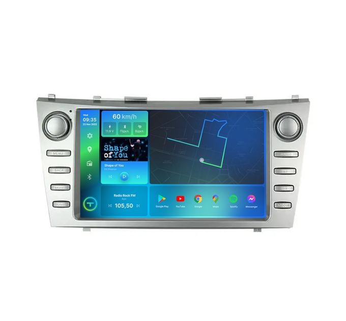 Штатна магнітола Torssen 2K Toyota Camry 40 з кнопками F9464 4G Carplay DSP
