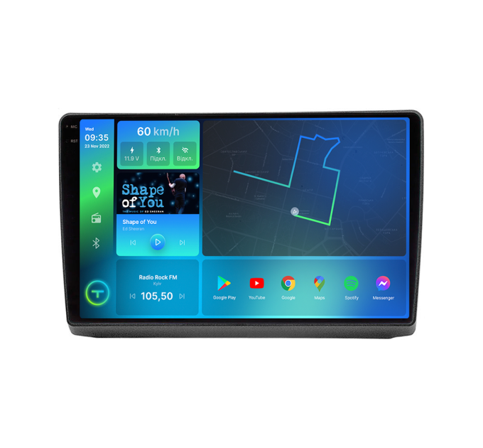 Штатна магнітола Torssen 2K Renault Trafic, Opel Vivaro, Nissan Primastar 06-10 F10332 4G Carplay DSP