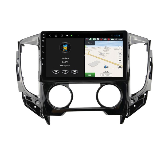Штатна магнітола для Mitsubishi L200 2015-2019 BACAR 1/16Gb Optimal