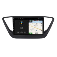 Штатна магнітола для Hyundai Accent Solaris 2017-2018 black BACAR 2/32Gb Optimal