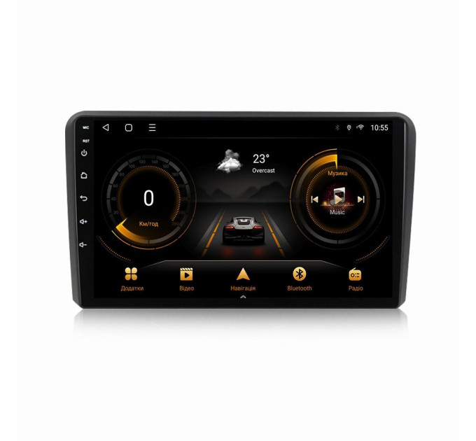 Штатна магнітола для AUDI A3 2003-2013 BACAR 1/16Gb Optimal