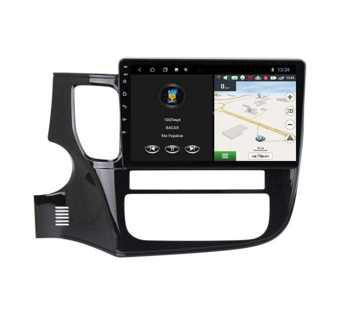Штатна магнітола для Mitsubishi Outlander 3 2012-2018 BACAR 2/32Gb Optimal