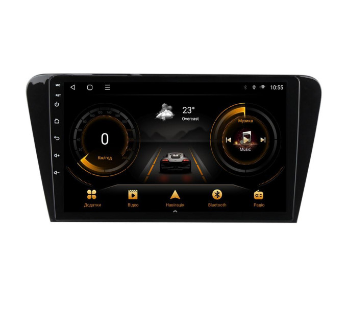 Штатна магнітола для Skoda Octavia 3 A7 2013-2018 BACAR 1/16Gb Optimal