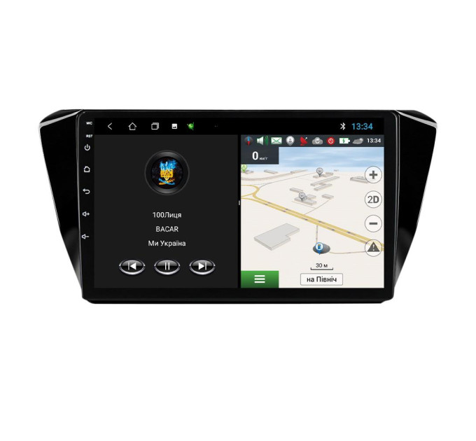 Штатна магнітола для Skoda SuperB 3 2015-2019 BACAR 1/16Gb Optimal