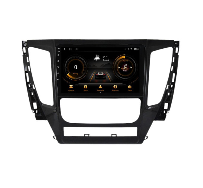 Штатна магнітола для Mitsubishi Pajero Sport 2016-2018 BACAR 1/16Gb Optimal