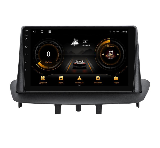 Штатна магнітола для Renault Megane 3 2008-2014 BACAR 2/32Gb Optimal