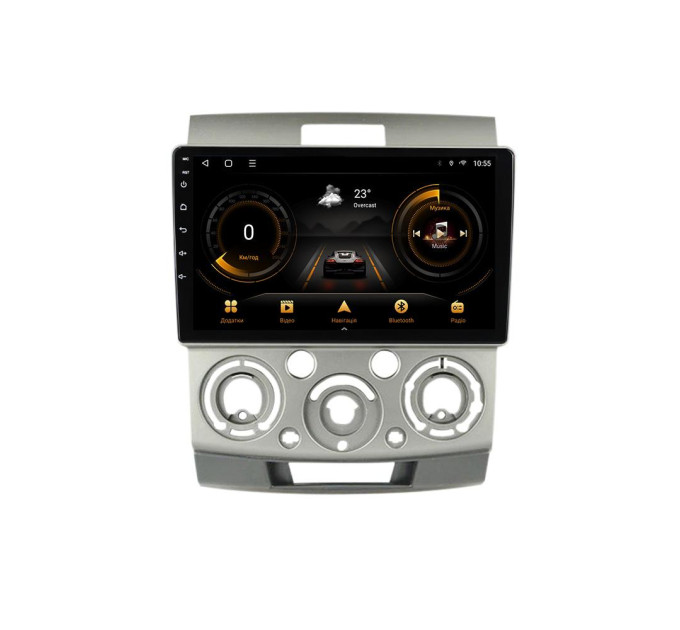 Штатна магнітола для Ford Ranger 2 2006-2011 BACAR 1/16Gb Optimal