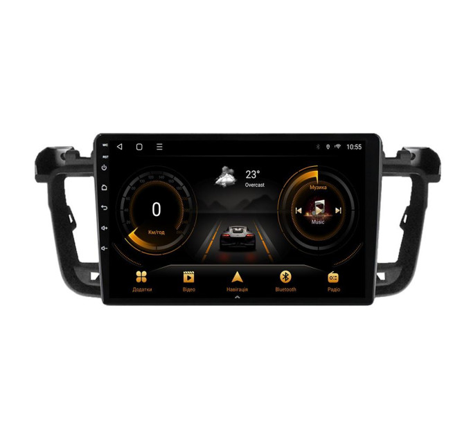 Штатна магнітола для Peugeot 508 2011-2018 BACAR 1/16Gb Optimal