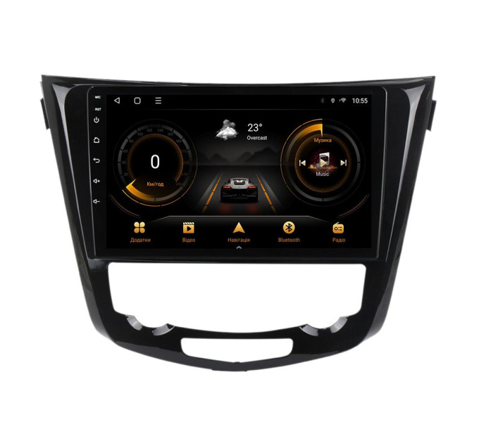 Штатна магнітола для Nissan X-Trail Rogue Qashqai 2013-2020 BACAR 1/16Gb Optimal