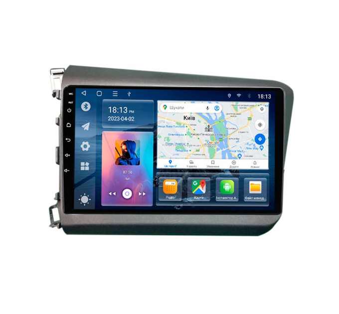 Штатна магнітола для Honda Civic 2011-2015 BACAR 4/64Gb Individual