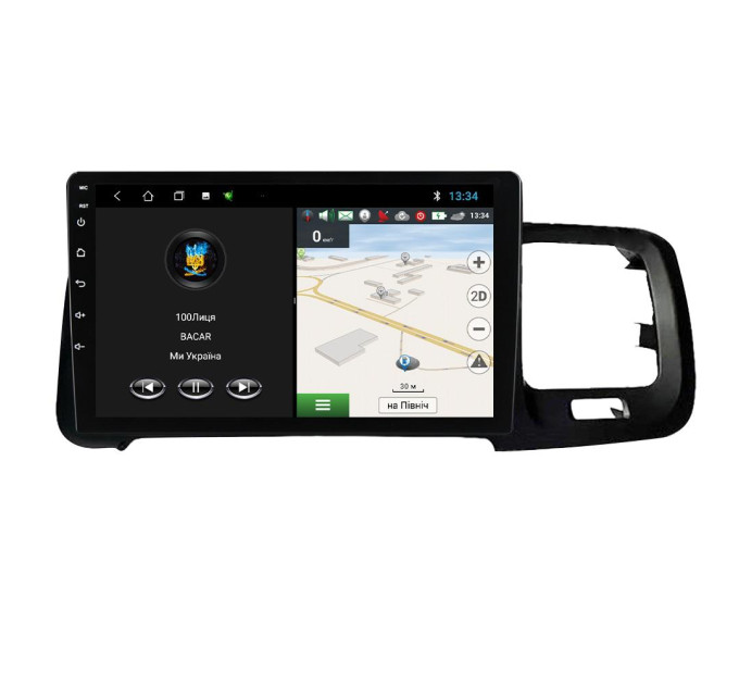Штатна магнітола для Volvo S60 V60 2011-2020 BACAR 1/16Gb Optimal