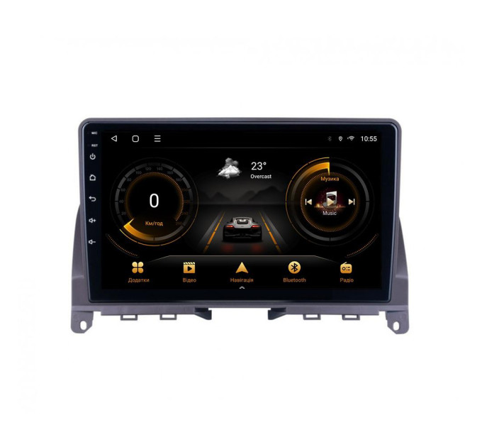 Штатна магнітола для Mercedes C-Class W204 2006-2011 BACAR 1/16Gb Optimal